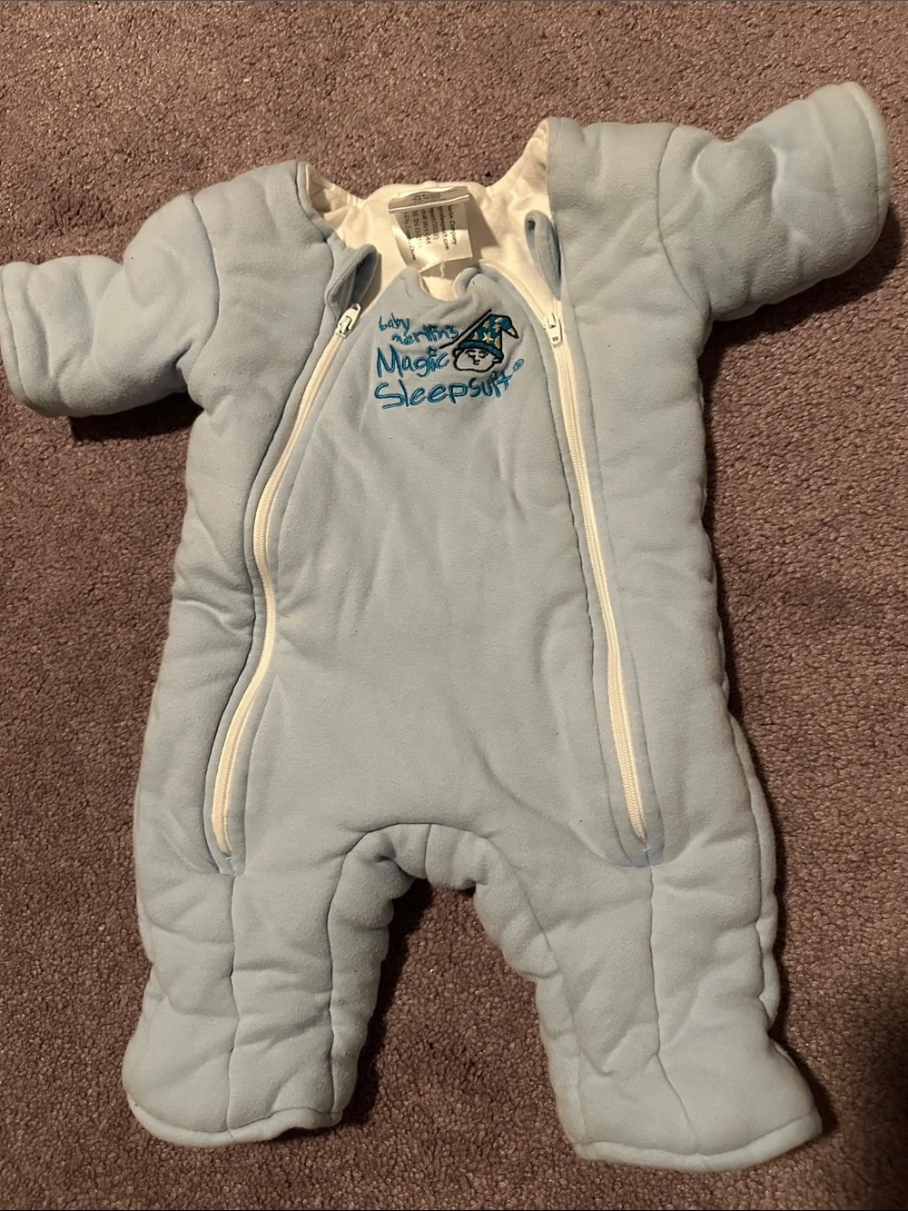 Baby Merlin Magic Sleepsuit (Blue)